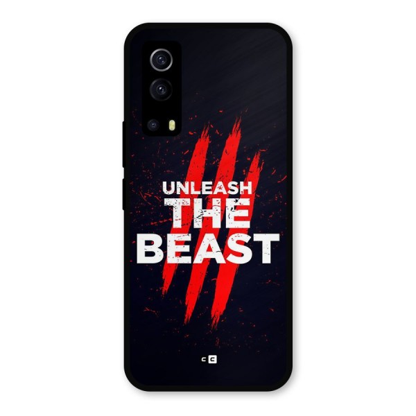 Unleash The Beast Metal Back Case for iQOO Z3