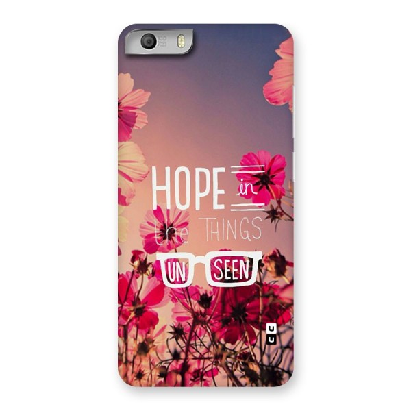 Unseen Hope Back Case for Canvas Knight 2
