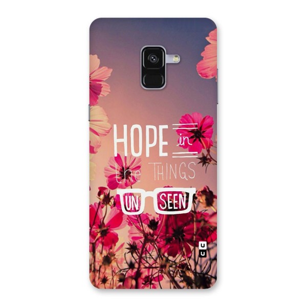 Unseen Hope Back Case for Galaxy A8 Plus