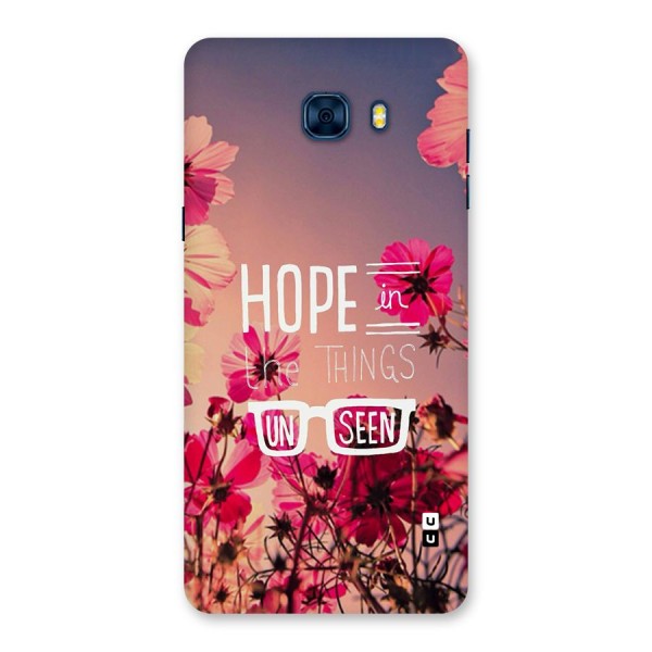 Unseen Hope Back Case for Galaxy C7 Pro