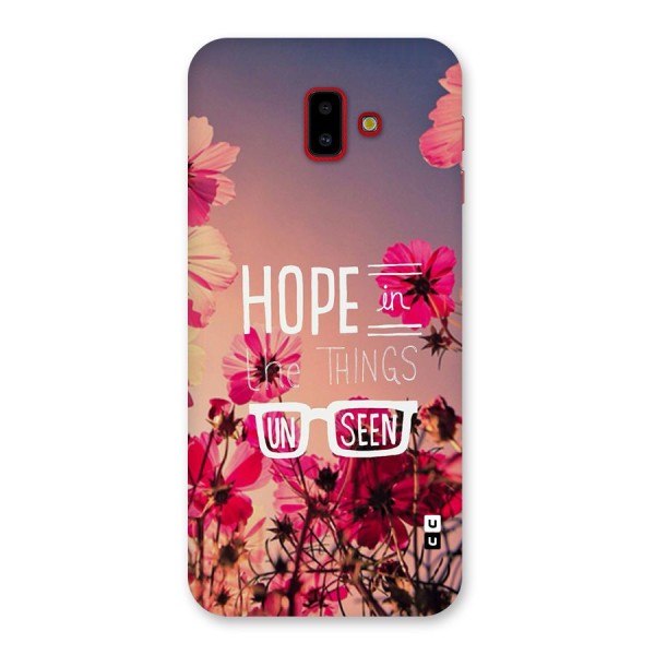 Unseen Hope Back Case for Galaxy J6 Plus