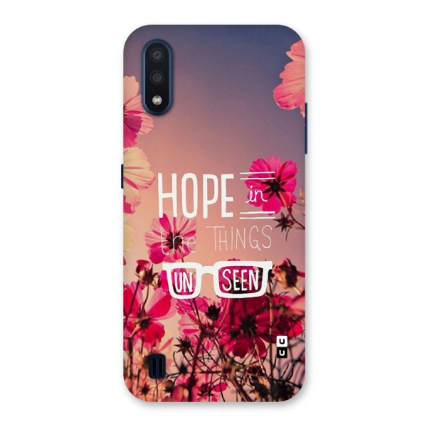 Unseen Hope Back Case for Galaxy M01