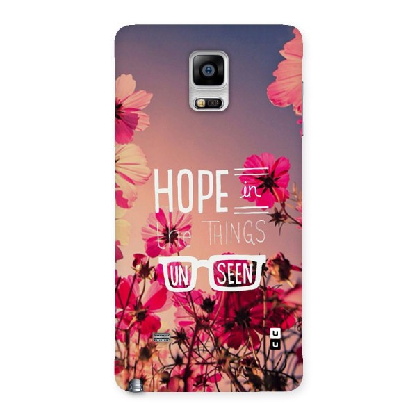 Unseen Hope Back Case for Galaxy Note 4