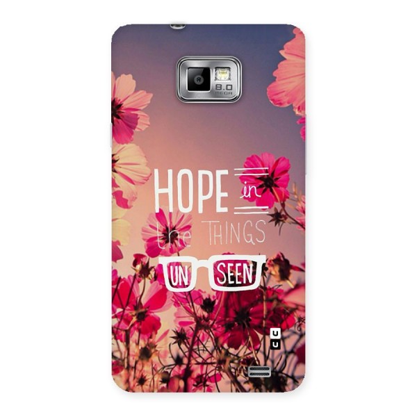 Unseen Hope Back Case for Galaxy S2