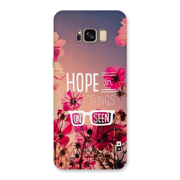 Unseen Hope Back Case for Galaxy S8 Plus