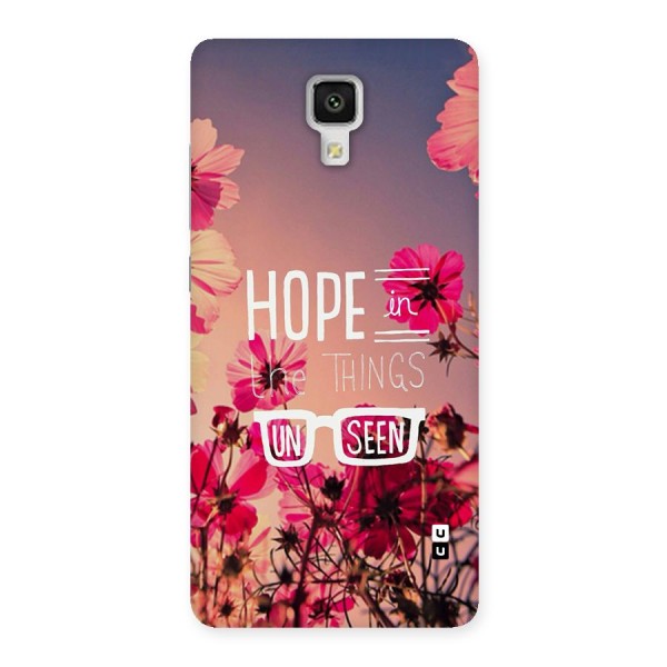 Unseen Hope Back Case for Mi4