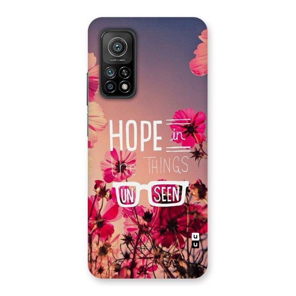 Unseen Hope Back Case for Mi 10T 5G