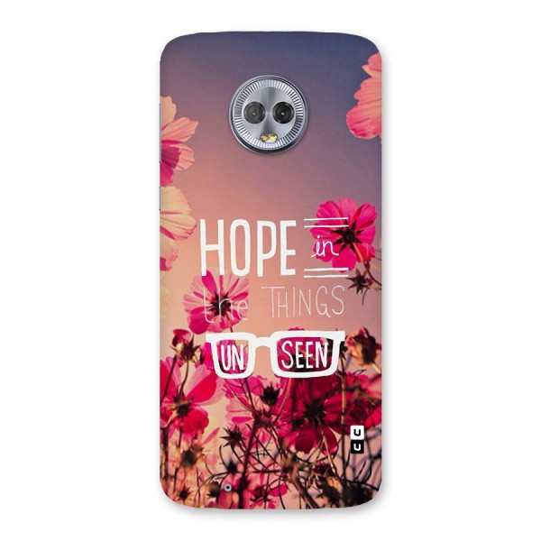 Unseen Hope Back Case for Moto G6