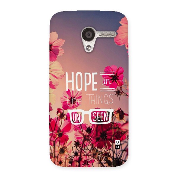Unseen Hope Back Case for Moto X