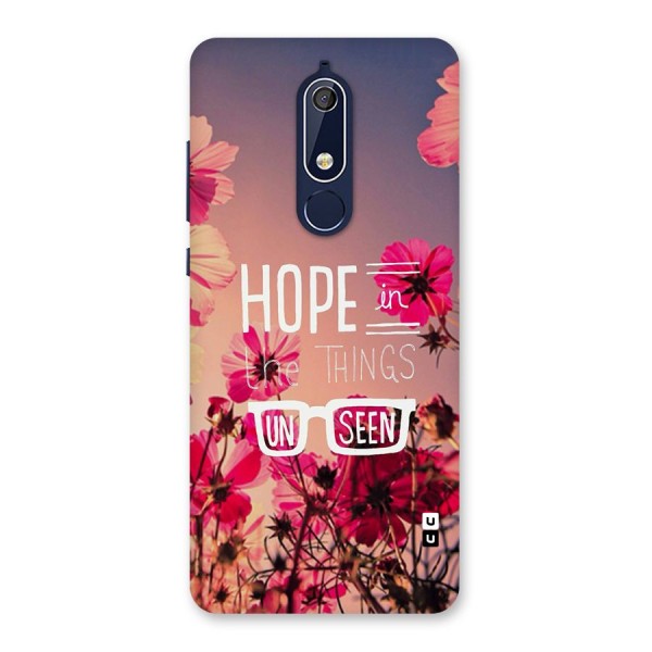 Unseen Hope Back Case for Nokia 5.1