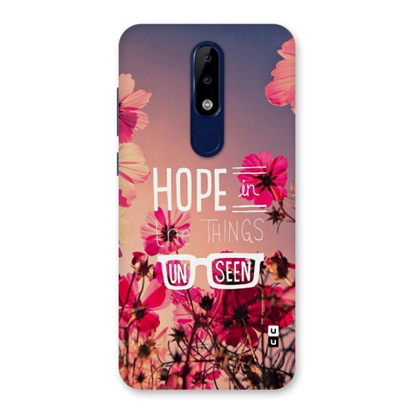 Unseen Hope Back Case for Nokia 5.1 Plus