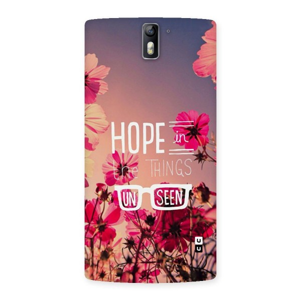 Unseen Hope Back Case for OnePlus One