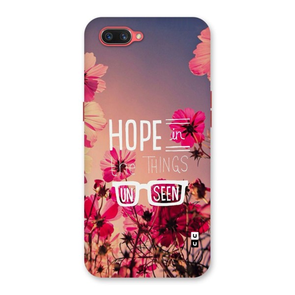 Unseen Hope Back Case for Oppo A3s