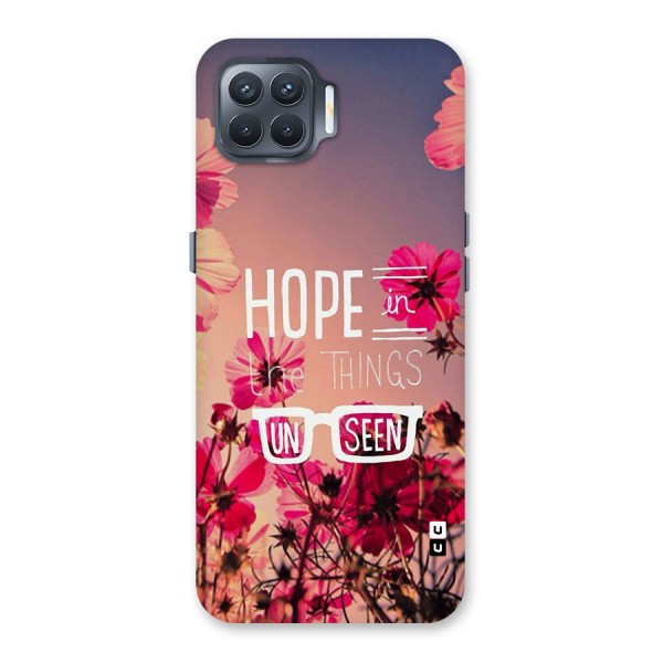 Unseen Hope Back Case for Oppo F17 Pro