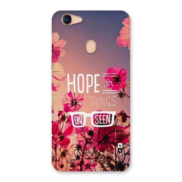 Unseen Hope Back Case for Oppo F5