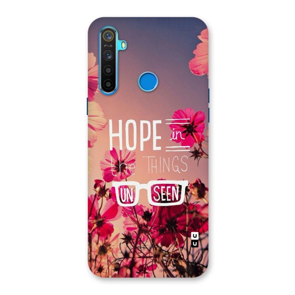 Unseen Hope Back Case for Realme 5s