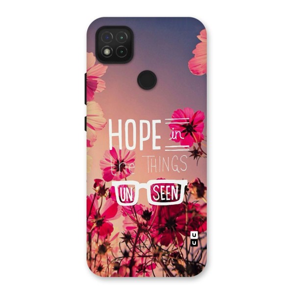 Unseen Hope Back Case for Redmi 9C