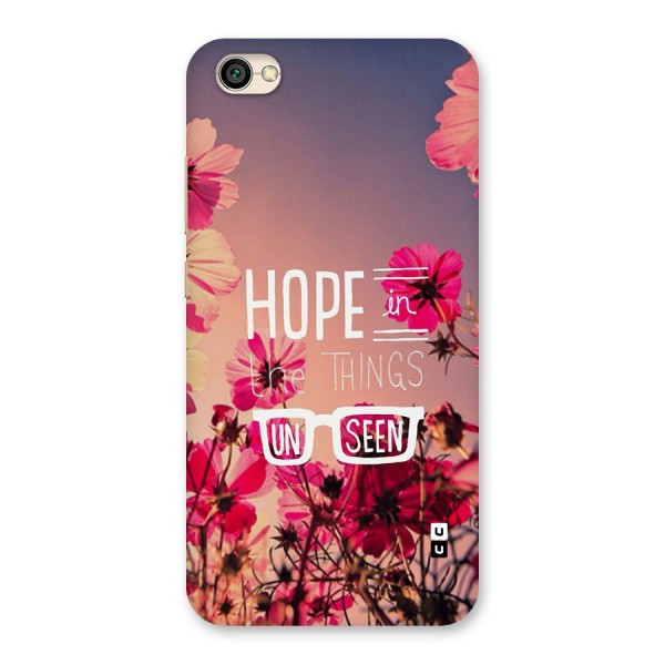 Unseen Hope Back Case for Redmi Y1 Lite