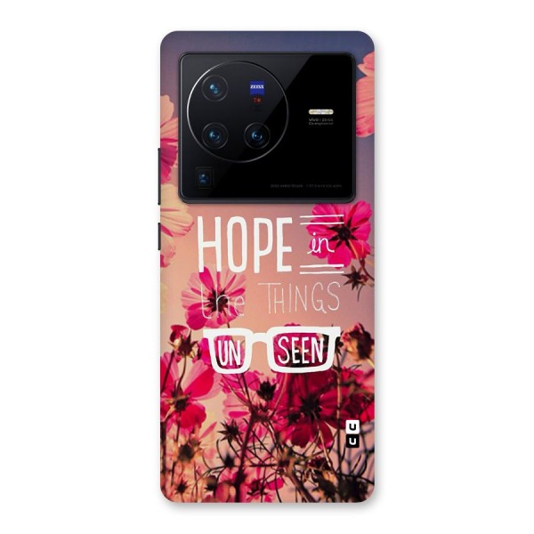Unseen Hope Back Case for Vivo X80 Pro