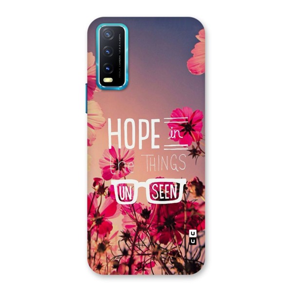 Unseen Hope Back Case for Vivo Y12s