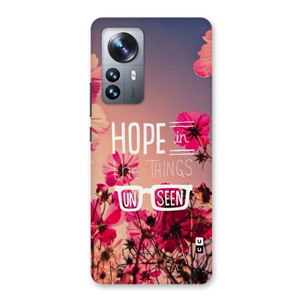 Unseen Hope Back Case for Xiaomi 12 Pro
