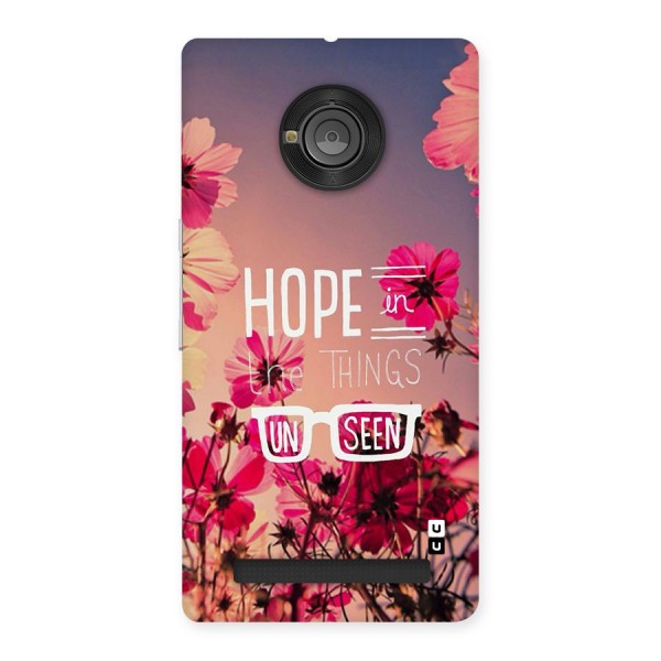 Unseen Hope Back Case for Yuphoria