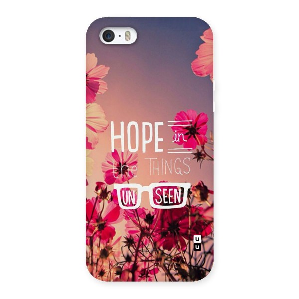 Unseen Hope Back Case for iPhone 5 5s