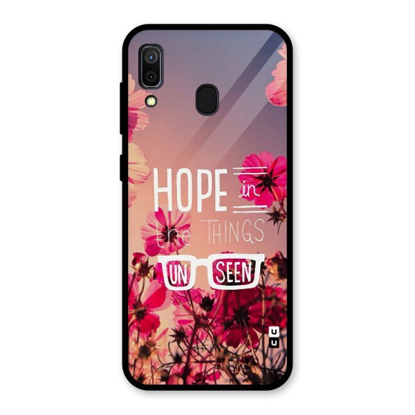 Unseen Hope Glass Back Case for Galaxy A30