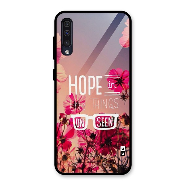 Unseen Hope Glass Back Case for Galaxy A50