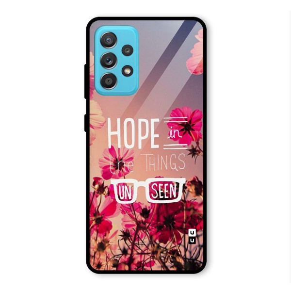 Unseen Hope Glass Back Case for Galaxy A52s 5G