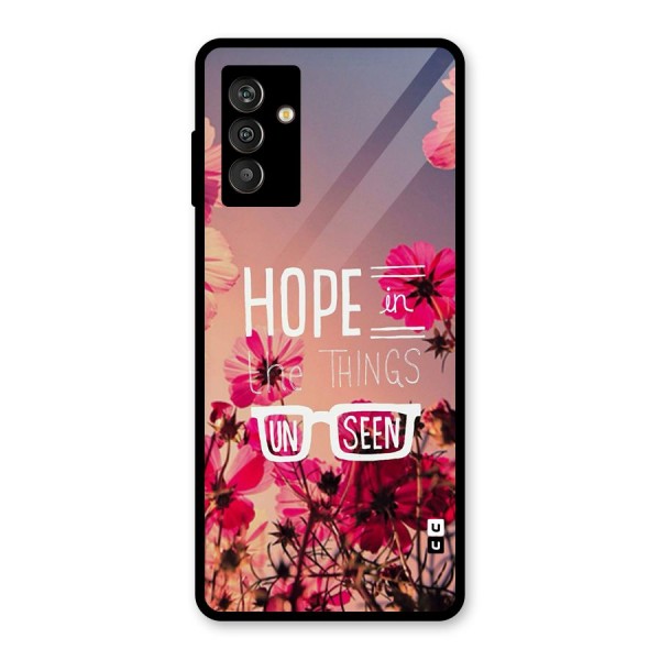 Unseen Hope Glass Back Case for Galaxy M13