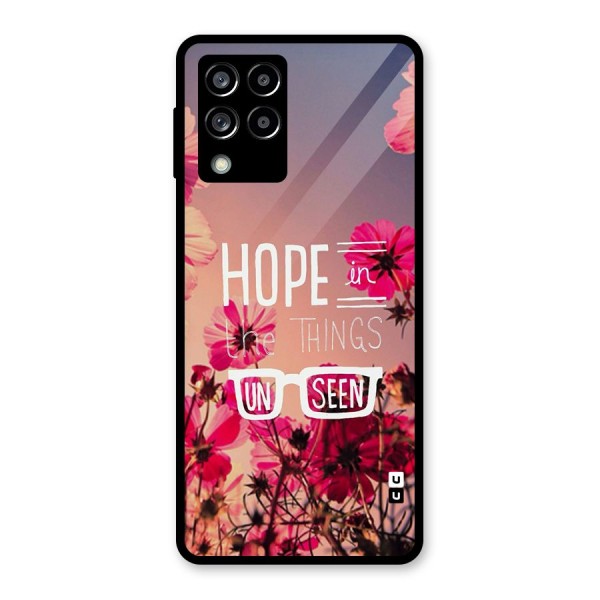 Unseen Hope Glass Back Case for Galaxy M53 5G