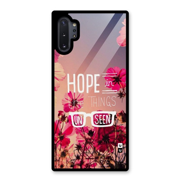 Unseen Hope Glass Back Case for Galaxy Note 10 Plus