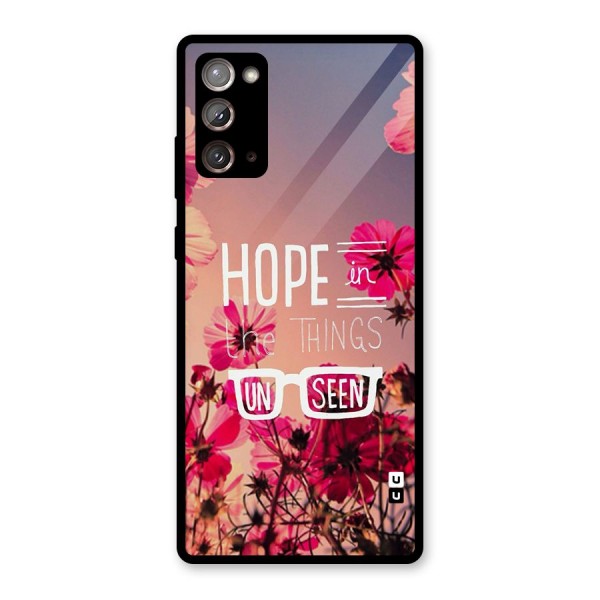 Unseen Hope Glass Back Case for Galaxy Note 20