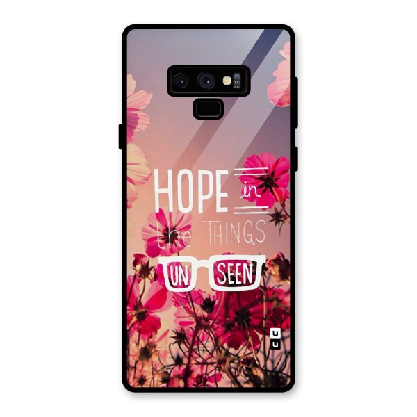 Unseen Hope Glass Back Case for Galaxy Note 9