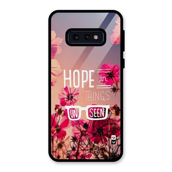 Unseen Hope Glass Back Case for Galaxy S10e