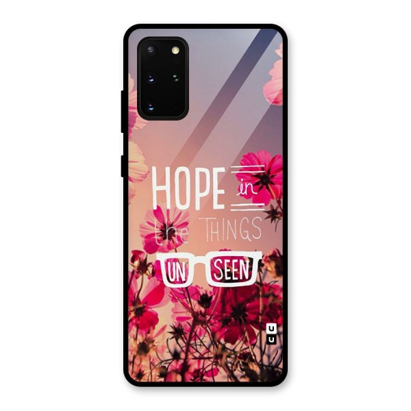 Unseen Hope Glass Back Case for Galaxy S20 Plus