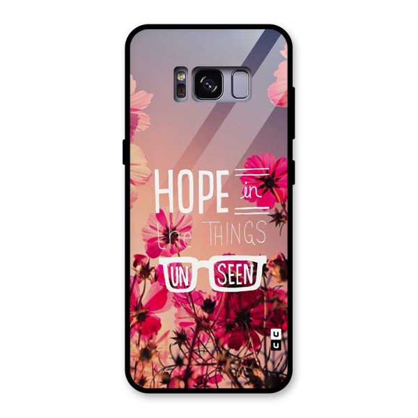 Unseen Hope Glass Back Case for Galaxy S8