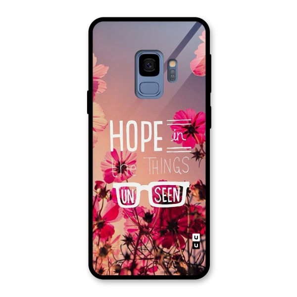 Unseen Hope Glass Back Case for Galaxy S9