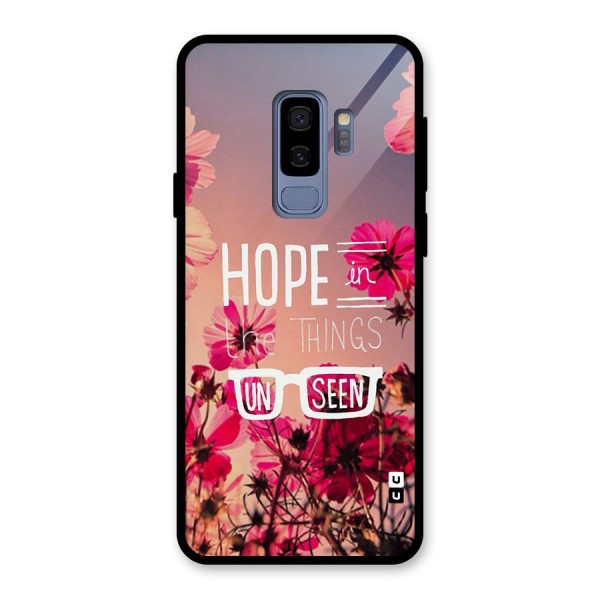 Unseen Hope Glass Back Case for Galaxy S9 Plus