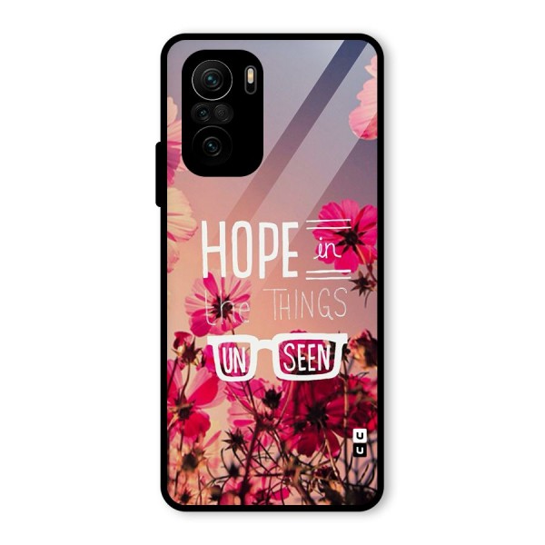 Unseen Hope Glass Back Case for Mi 11x