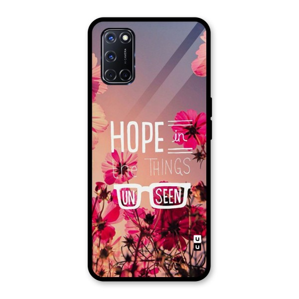 Unseen Hope Glass Back Case for Oppo A52