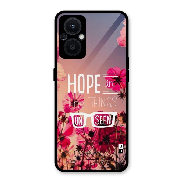 Unseen Hope Glass Back Case for Oppo F21s Pro 5G