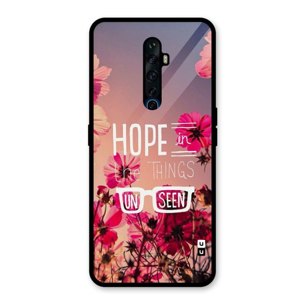 Unseen Hope Glass Back Case for Oppo Reno2 Z