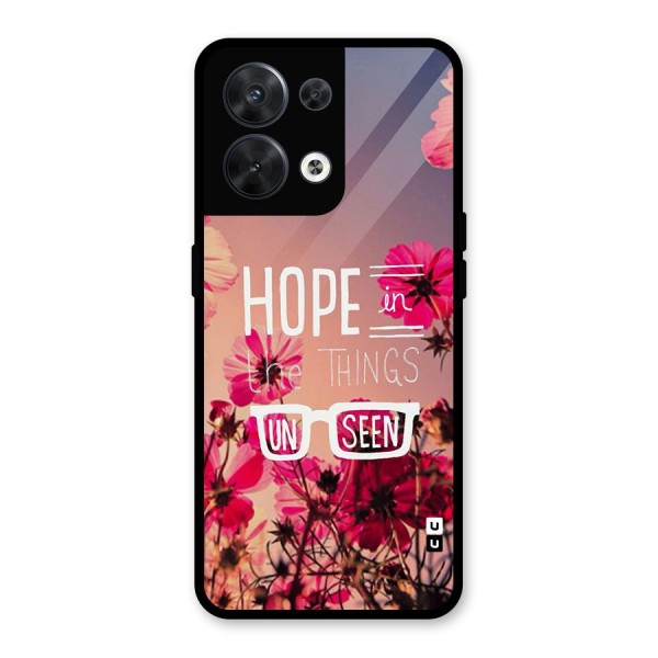 Unseen Hope Glass Back Case for Oppo Reno8 5G