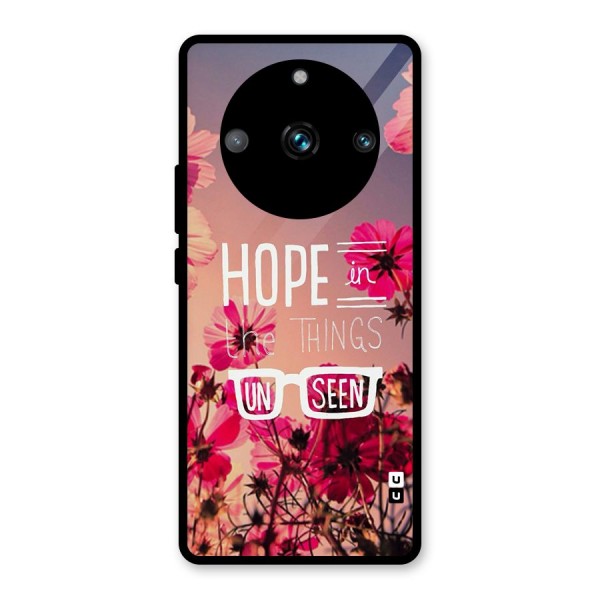 Unseen Hope Glass Back Case for Realme 11 Pro