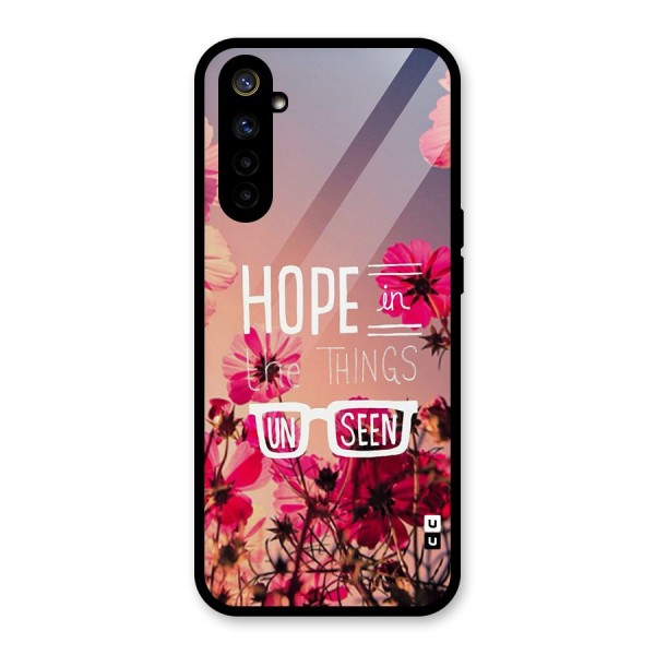 Unseen Hope Glass Back Case for Realme 6