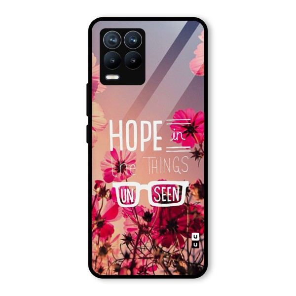 Unseen Hope Glass Back Case for Realme 8 Pro