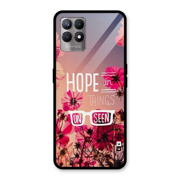 Unseen Hope Glass Back Case for Realme 8i