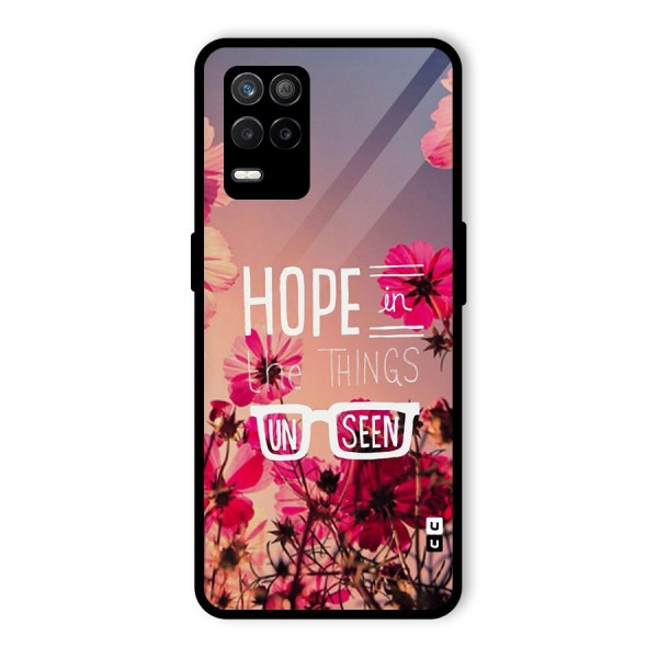 Unseen Hope Glass Back Case for Realme 8s 5G